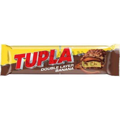 Cloetta Tupla Maxi Double Layer Banana suklaapatukka 48g