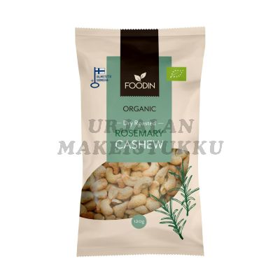 Foodin Luomu Paahdettu Rosemary Cashew 120g