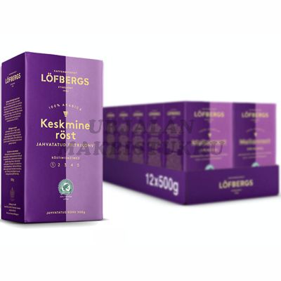 Löfbergs Lila keskipaahto suodatinkahvi 500g x 12-pack