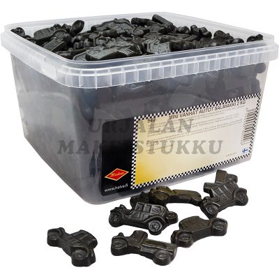 Halva Mini Vanhat Autot Salmiakki 2kg