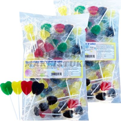 Sydäntikkari hedelmämix 700g (n. 100kpl) x 2kpl
