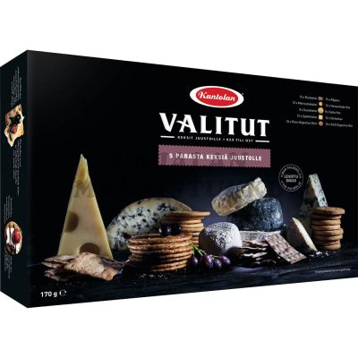 Kantolan Valitut 5 Parasta suolakeksilajitelma 170g