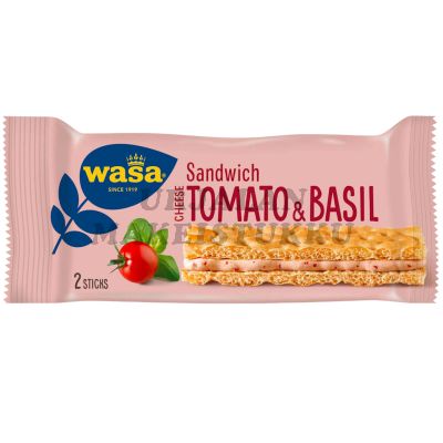 Wasa Sandwich tuorejuusto tomaatti basilika välipalapatukka 40g