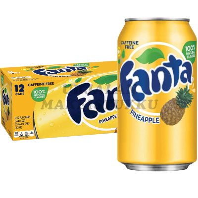 Fanta Pineapple USA virvoitusjuoma 355ml x 12-pack