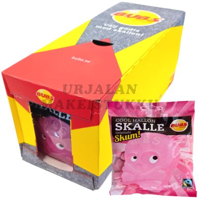 Bubs Cool Vadelma Vaahtokallo 90g x 12kpl