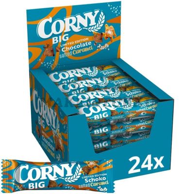 Corny BIG Salted Caramel välipalapatukka 40g x 24kpl