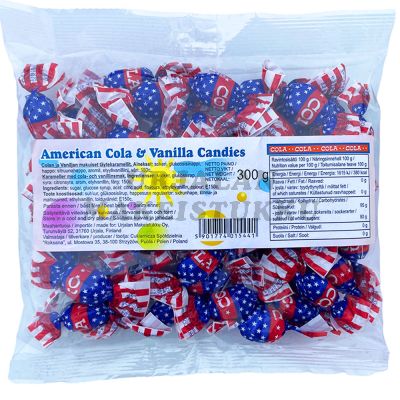 American Cola & Vanilla Candies 300g