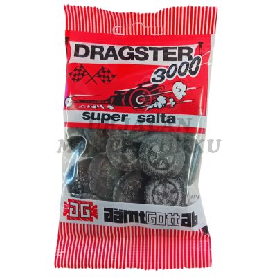 Dragster 3000 Salmiakkirenkaat 65g