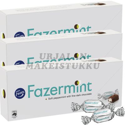 Karl Fazer Fazermint suklaakonvehti 228g x 3-pack