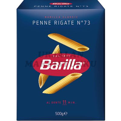 Barilla Penne Rigatte nro 73 durumvehnästä valmistettu pasta 500g