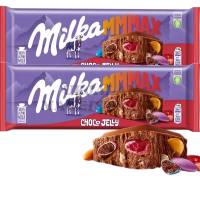 Milka MMMAX Choco Jelly poksusuklaalevy 2kpl x 250g