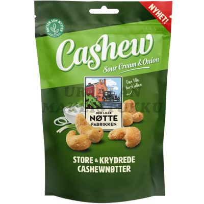 Den Lille Nöttefabrikken Cashew SourCream & Onion cashewpähkinät 150g
