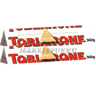 Toblerone White valkosuklaa 360g x 2kpl