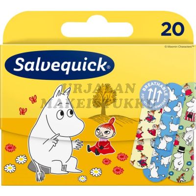 Salvequick Muumi lastenlaastari 3 kokoa 20kpl