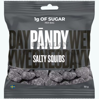 Pändy Salty Squids makeispussi 50g