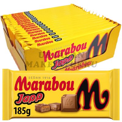 Marabou Japp suklaalevy 185g x 17kpl