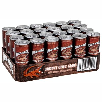 Mad Croc Energy Croc Choc maitokaakao energiajuoma 250ml x 24-pack