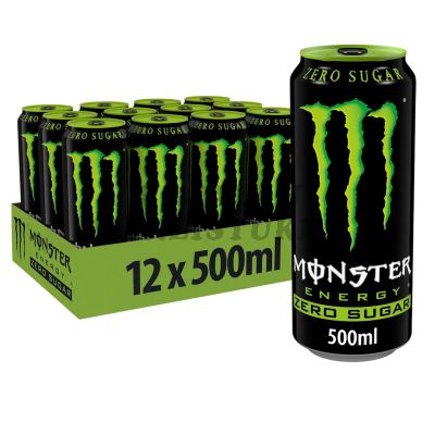 Monster Energy Green Zero energiajuoma 500ml x 12kpl