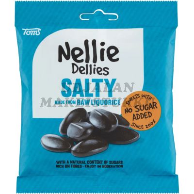 Nellie Dellies Salty Liquorice salmiakki 90g
