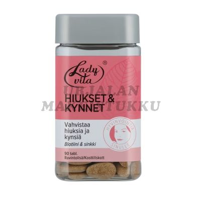 Ladyvita Hiukset Kynnet Iho 90tabl