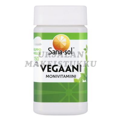 Sana-sol Vegaani monivitamiini 150 tabl.