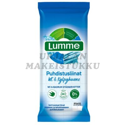 Lumme WC&Kylpyhuone Puhdistusliinat hajusteeton 60 kpl