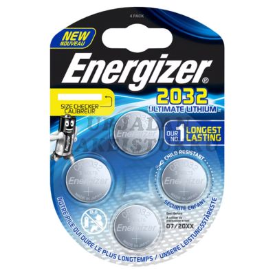 Energizer CR2032 Lithium 3V nappiparisto 4kpl