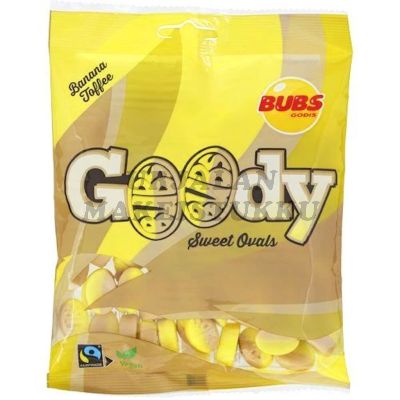 Bubs Goody Banaani-Toffee Ovaalit 175g
