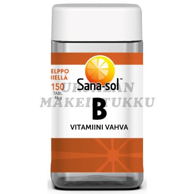 Sana-sol B-vitamiini vahva 150 tabl.