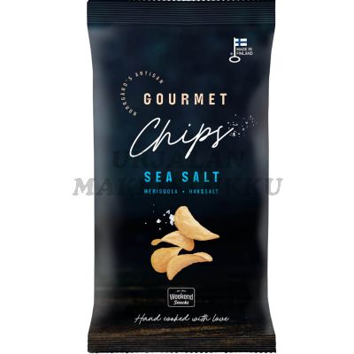 Weekend Snacks Gourmet Sea Salt perunalastu 115g
