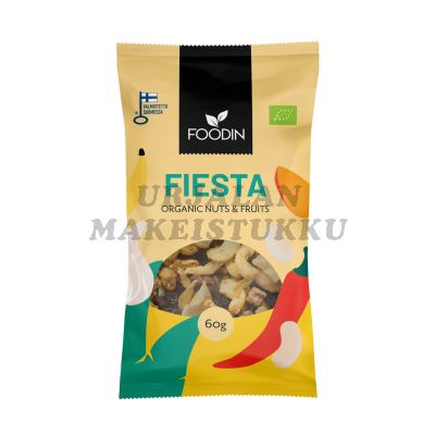Foodin Luomu Fiesta pähkinä & hedelmäsekoitus 60g