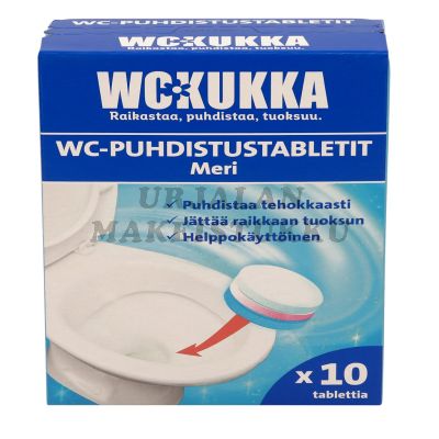 WC Kukka Meri Puhdistustabletti 10tbl