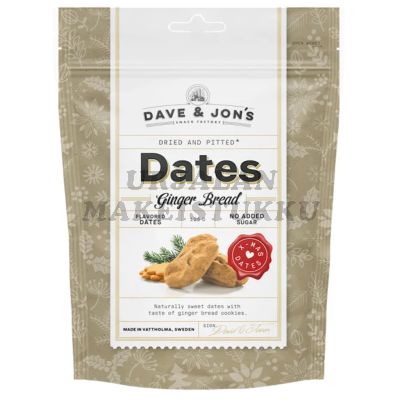 Dave & Jons Ginger Bread karkkitaatelit 125g