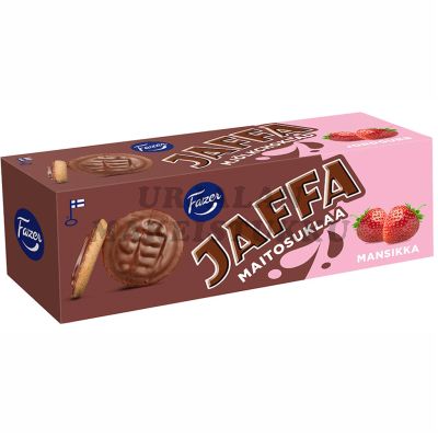 Fazer Jaffa Maitosuklaa Mansikka keksi 150g