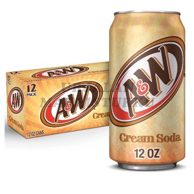 A&W Cream Soda USA virvoitusjuoma 355ml x 12-pack