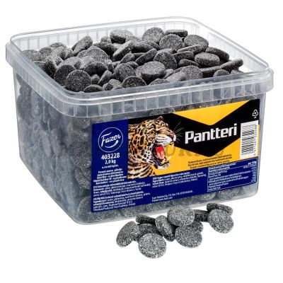Fazer Pantteri Salmiakkilakritsi 2.0kg