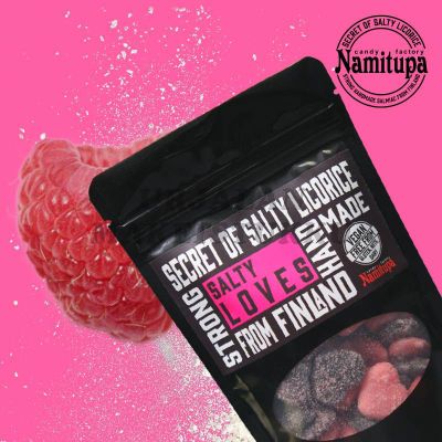 Namitupa Vadelmasalmiakki 100g