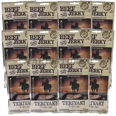 Bullseye Meats Beef Jerky Teriyaki kuivaliha 50g x 12kpl