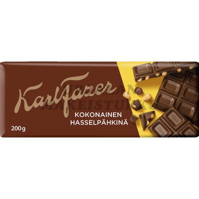 Karl Fazer Kokonainen Hasselpähkinä tummasuklaalevy 200g