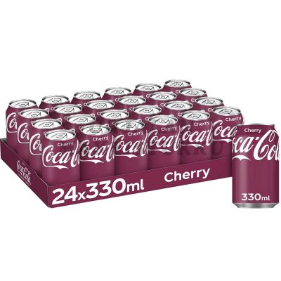 Coca-Cola Cherry virvoitusjuoma 330ml x 24kpl