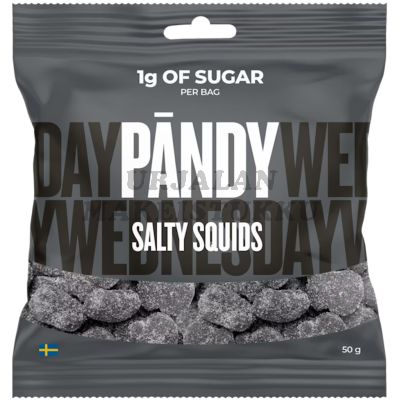 Pändy Salty Liquorice salmiakki makeispussi 50g