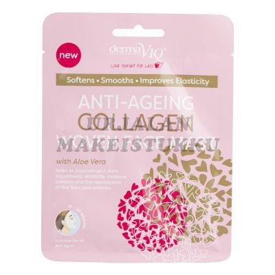 Derma V10 Sheet Mask Anti Ageing Collagen kasvonaamio 1kpl