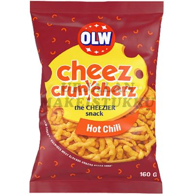 OLW Cheez Cruncherz Hot Chili 160g