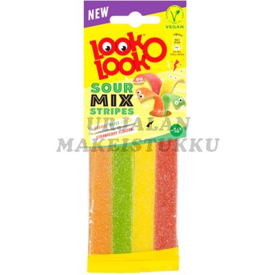 Look-o-Look Sour Mix Stripes remmit 90g