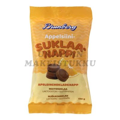 Brunberg Appelsiinisuklaanappi 150g