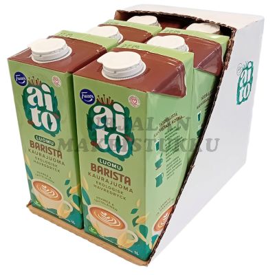 Fazer Aito Luomu Barista Kaurajuoma UHT 1L x 6kpl
