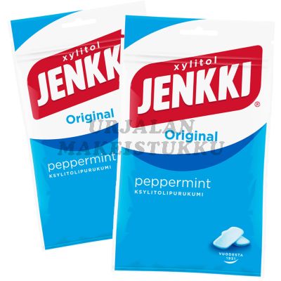 Jenkki Original Peppermint ksylitolipurukumi 100g x 2kpl