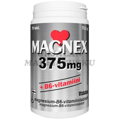 Magnex Magnesium 375mg + B6-vitamiini 70tabl