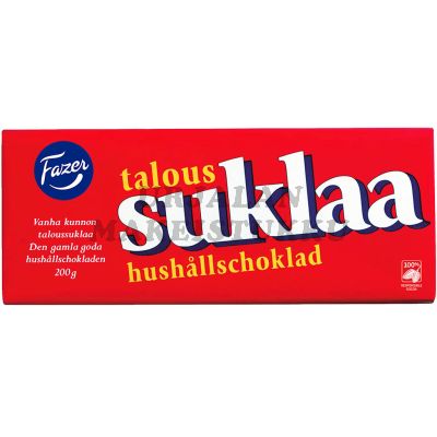 Karl Fazer Taloussuklaalevy 200g