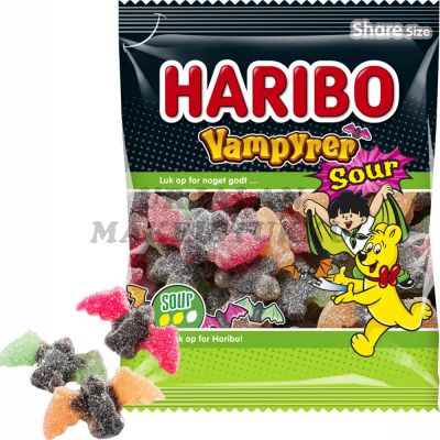 Haribo Vampyrer Sour Lepakot viinikumi 120g